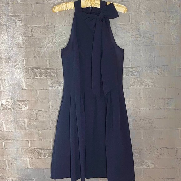 Pocket Bow Halter in Navy Blue - Picture 2 of 10